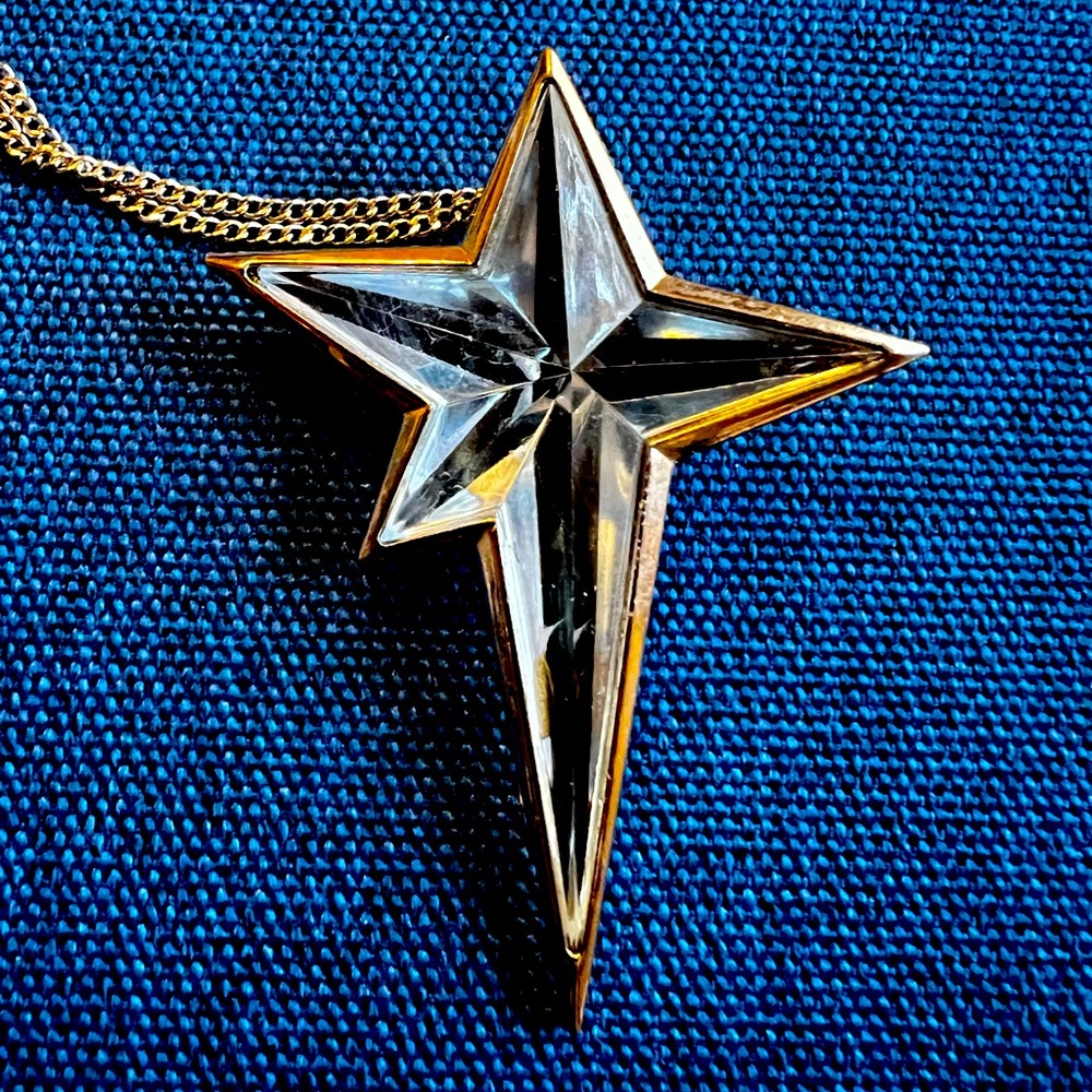 Mugler star brooch/pendant